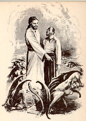 Paul and Silas praise Gid in.the jail and the jailer became a Christian